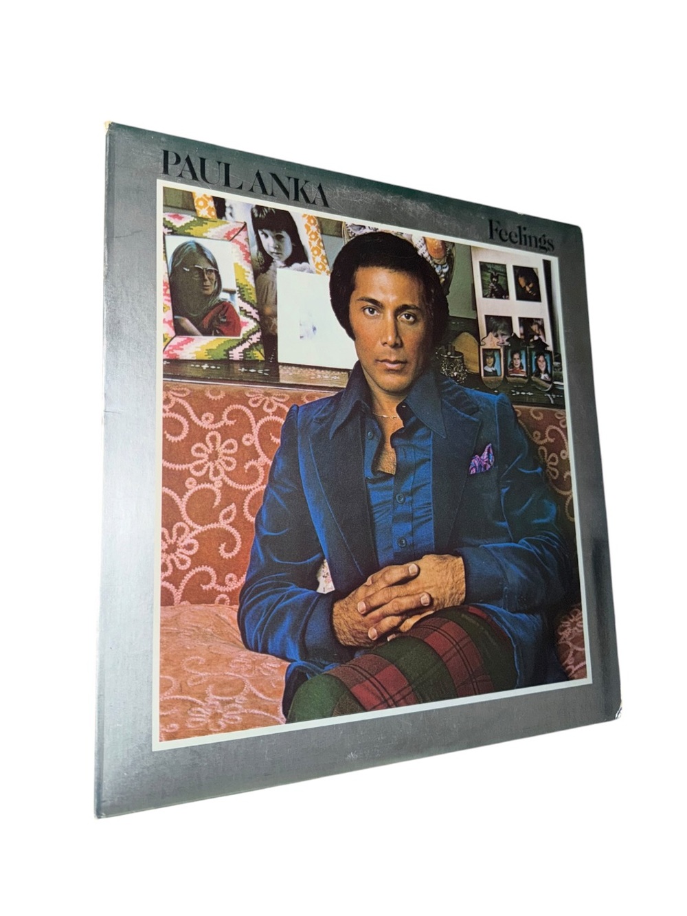 Paul Anka 'Feelings' Vinyl LP - Silver Frame with Colorful Cover